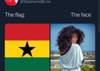 Some Ghanaians and celebrities have taken to Twitter to show their true beauty as they mark the 64th celebration of the country's independence.