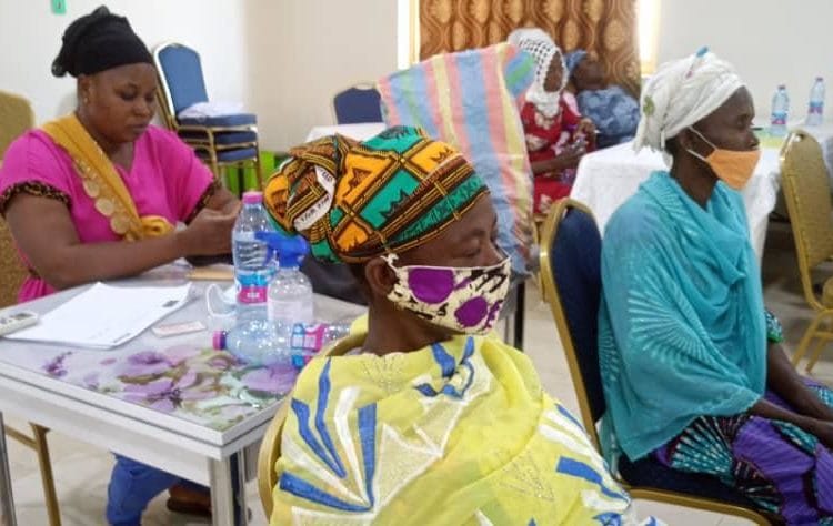 Some women at the training session