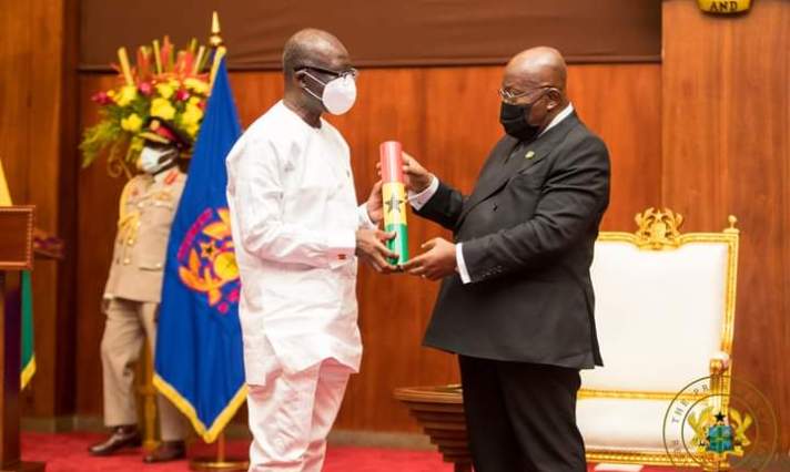 President Nana Addo Dankwa Akufo Addo and Ken Ofori Atta