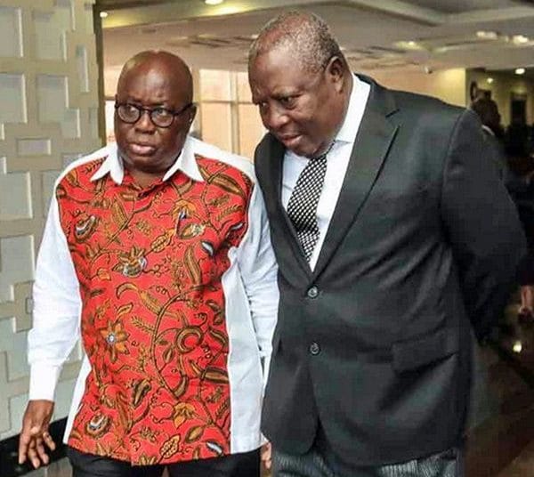 Twin deals buried in controversy 1 H.E. Nana Addo-Dankwa Akuffo Addo to the left with Dr. Martin Amidu to the right