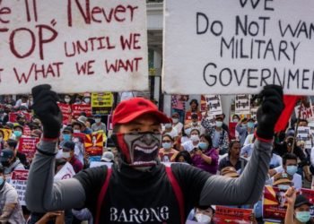 US suspends trade with Myanmar until return of democratic government 4 UN security council must act to stop 'bloodbath' in Myanmar