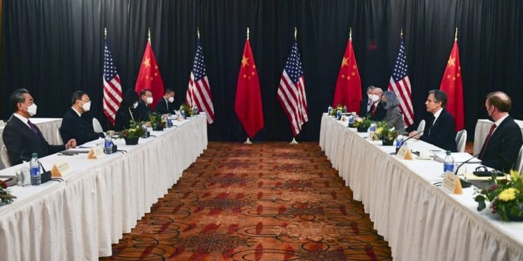 US and China publicly rebuke each other in first face-to-face meeting under Biden