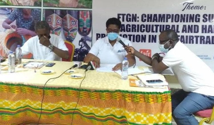 Madam Florence Blankson and other Fairtrade members at the event