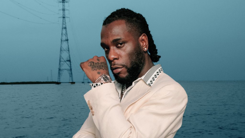 The o2 arena Burna Boy has put on sale, a limited edition of ruby red vinyl of his Grammy-award winning album,'Twice as tall'.