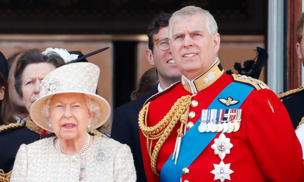 the queen prince andrew trooping t