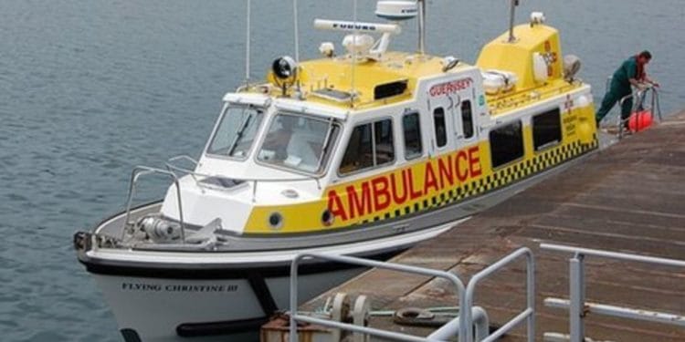 A marine ambulance