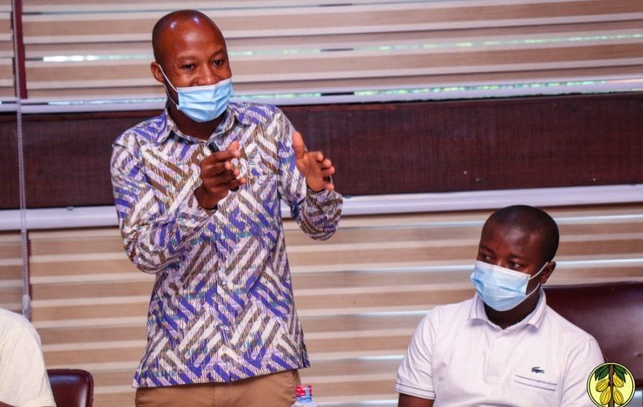 COCOBOD trains staff on Fairtrade Standards and Cocoa Sustainability. 1 COCOBOD 2