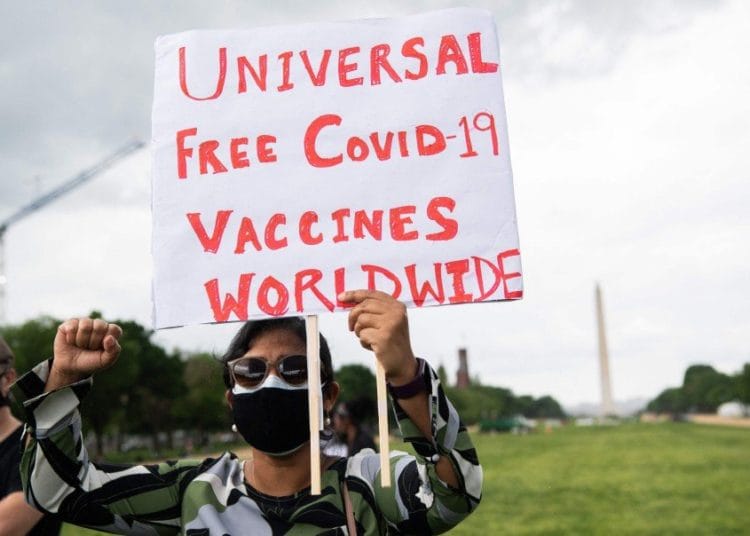 No need to waive COVID-19 vaccine patents- BioNTech 1 People advocate for vaccine waivers