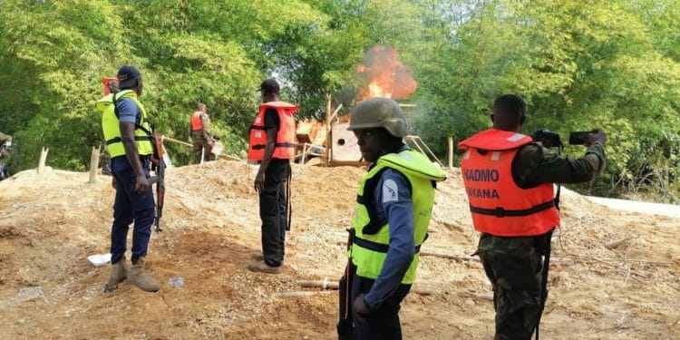 Operation Halt officers on site