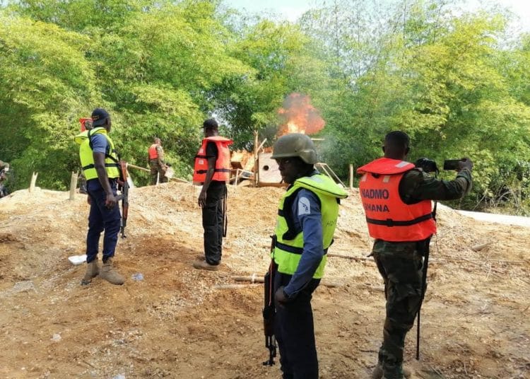 Operation Halt officers on site