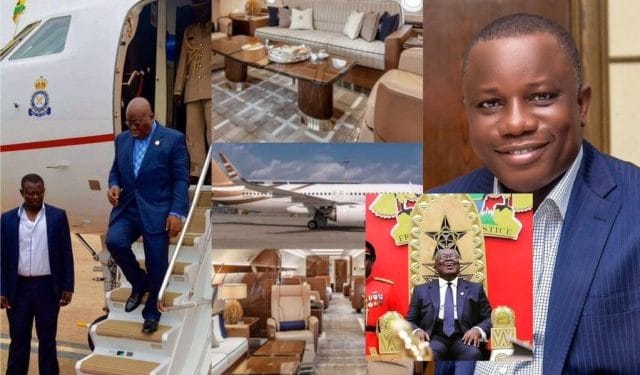 Ghanaians slam President Akuffo Addo and Defense Minister over 2.8 million cedis private jet justification