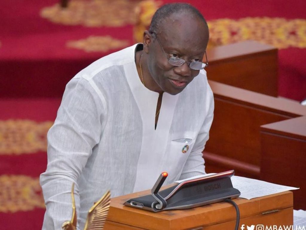 finance minister ofori atta in parliament