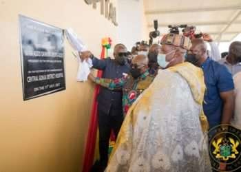 President Akufo-Addo has commissioned an 85-bed Central Gonja District Hospital in Buipe, in the Savannah Region.