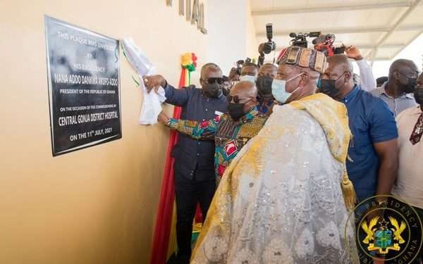 President Akufo-Addo commissions an 85-bed Central Gonja District Hospital 1 President Akufo-Addo has commissioned an 85-bed Central Gonja District Hospital in Buipe, in the Savannah Region.