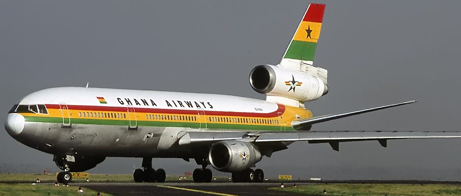 Ghana Airways McDonnell Douglas DC 10 30 at Dusseldorf Airport 1 e1474544488123