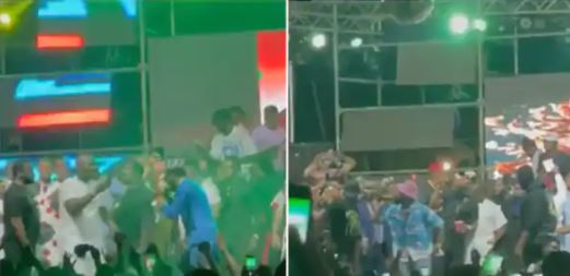 Obi Cubana Davido Dbanj Turn Funeral to Music Concert with Energetic Performances Crowd Goes Gaga tsbnews.com1