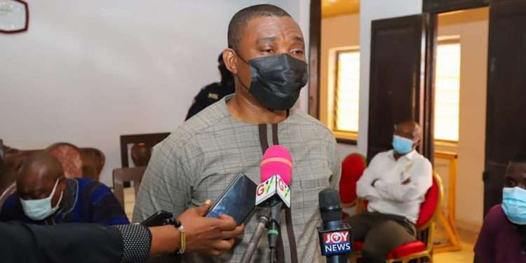 Deputy Lands Minister Visits Chief of Sewhi and Ghana Bauxite Company
