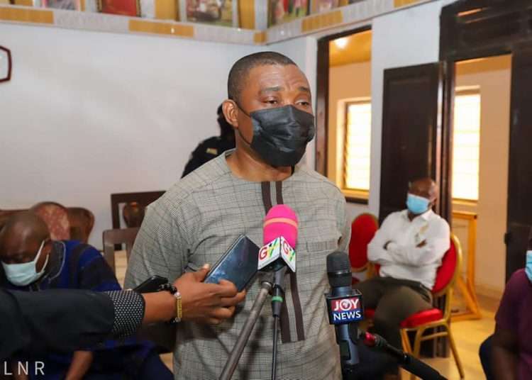 Deputy Lands Minister Visits Chief of Sewhi and Ghana Bauxite Company