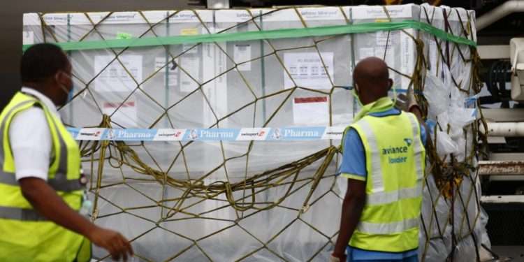 Ghana receives shipment of some 249,600 AstraZeneca vaccines 1 Ghana has taken delivery of some 249,600 AstraZeneca vaccines at the Kotoka International Airport, today, August 18, 2021.