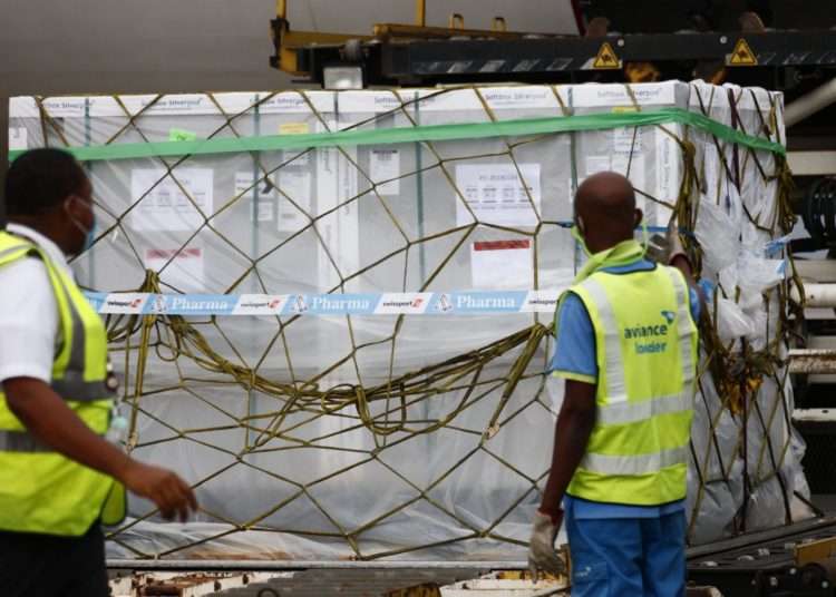 Ghana has taken delivery of some 249,600 AstraZeneca vaccines at the Kotoka International Airport, today, August 18, 2021.