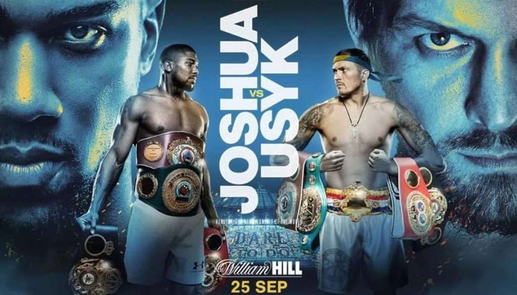 Anthony Joshua vs Oleksandr Usyk set for September 25. 2