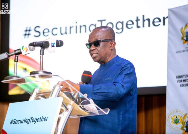 Do away with sensational stories with serious security implications- Kan Dapaah to media 1 Do away with sensational stories with serious security implications- Kan Dapaah to media
