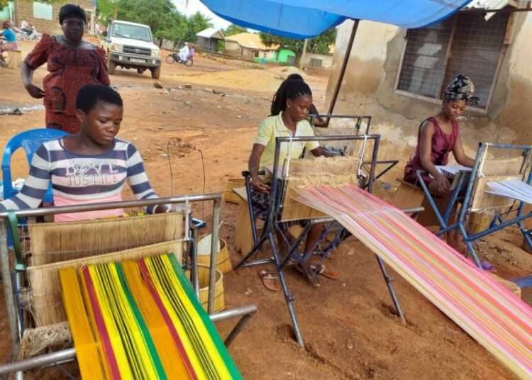 Pyxera Global Collaborates with Master Card Foundation, register MSME 1 Small scale Kente weaving business