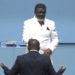 For This Battle, You'll Receive a New Anointing – Agyin-Asare Prays for Sam George 13 Sam Nartey George receiving prayers from the leader and founder of Perez Chapel, Bishop Charles Agyin-Asare surfaced online.