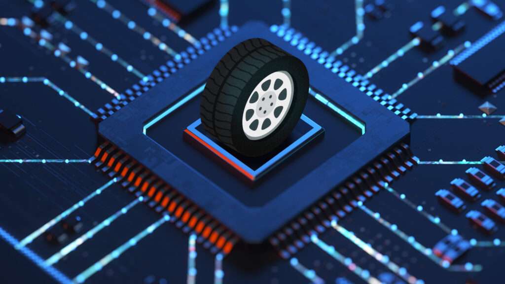 cars computer chips tire