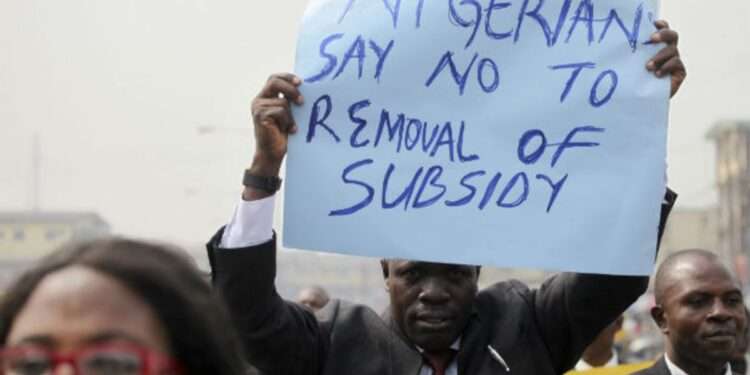 Scores of Nigeria demonstrate against removal of fuel subsidies