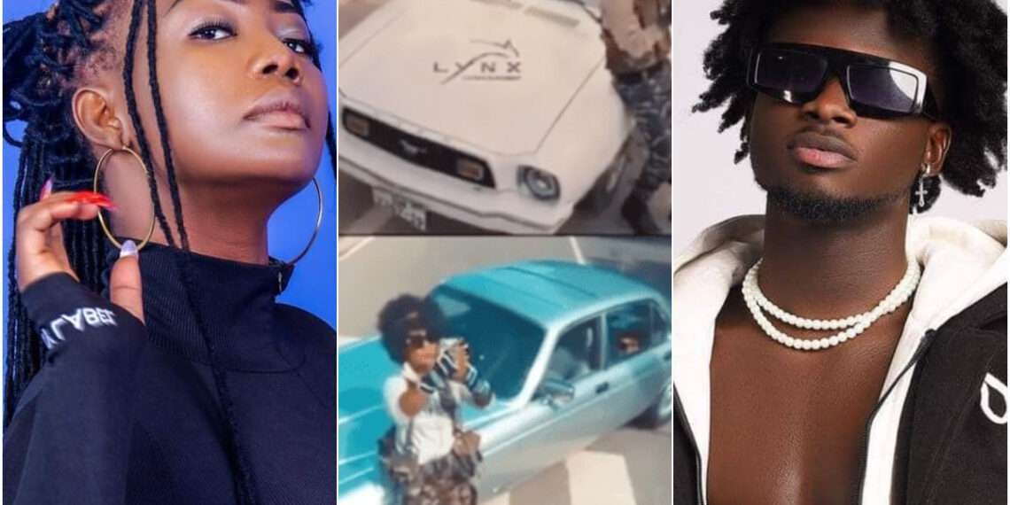 Bhadext Cona plagiarizes Kuami Eugene’s video, alleging he stole her song first 1 Bhadext Cona has clapped back at high life artiste, Kuami Eugene as she has plagiarized the concept of Kuami Eugene’s ‘Bunker’ after she alleged that he stole her song, ‘Bolga’.