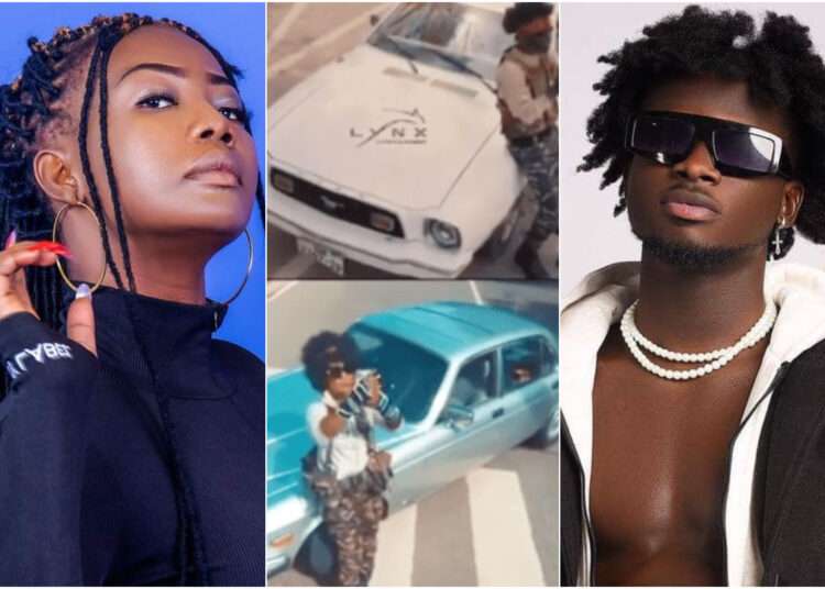 Bhadext Cona plagiarizes Kuami Eugene’s video, alleging he stole her song first 1 Bhadext Cona has clapped back at high life artiste, Kuami Eugene as she has plagiarized the concept of Kuami Eugene’s ‘Bunker’ after she alleged that he stole her song, ‘Bolga’.