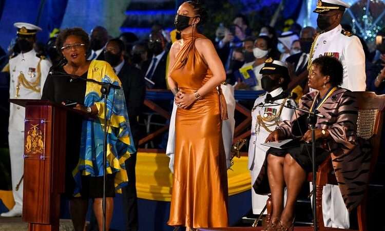 Rihanna has been awarded a national honor by her homeland, Barbados, as she has been made a National Hero as the Caribbean country celebrated as an official republic state.