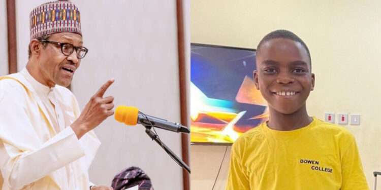Buhari has reacted to the controversial death of 12-year-old Dowen college student, Sylvester Oromoni, who died after he was allegedly attacked by some of his seniors at school.