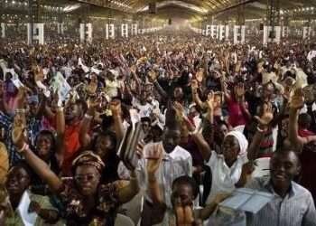 Police Cautions Religious Leaders Against False Prophecies 1 Congregants at a 31st watchnight service