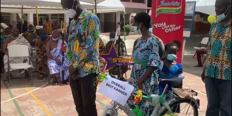 Bicycle as Award Social media has been met with controversy as reactions flood various platforms after the overall Best Farmer for the Accra Municipal Assembly received bicycle as an award.