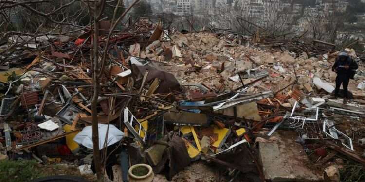 Israeli Forces Destroy Palestinian Home in Sheikh Jarrah 1 Israeli Forces