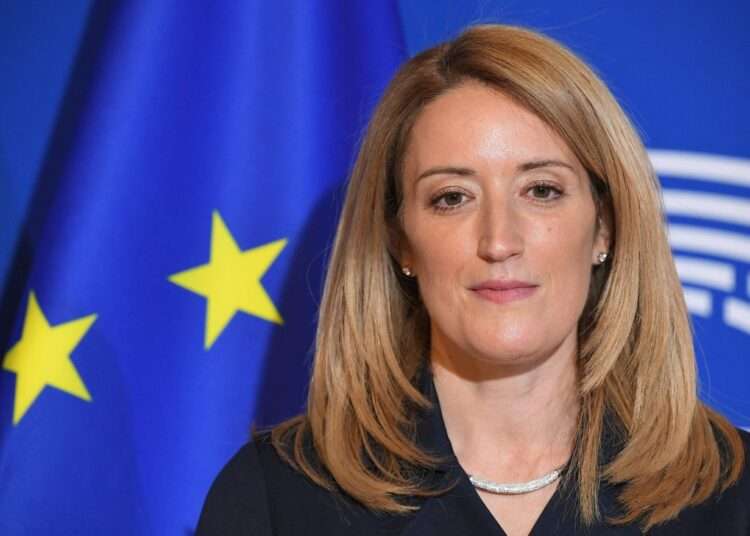 Roberta Metsola Elected President of European Parliament 1 Metsola