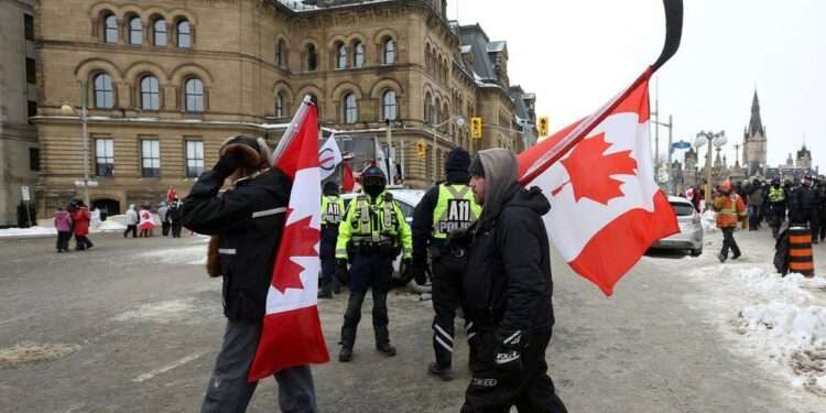 Ottawa Announces Emergency Over Trucker Covid Rules Protests 1 Truckers