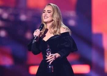 Megastar singer, Adele was the big winner at The Brit Awards last night, scooping three gongs and dedicating her Album of the Year prize to her son, Angelo.