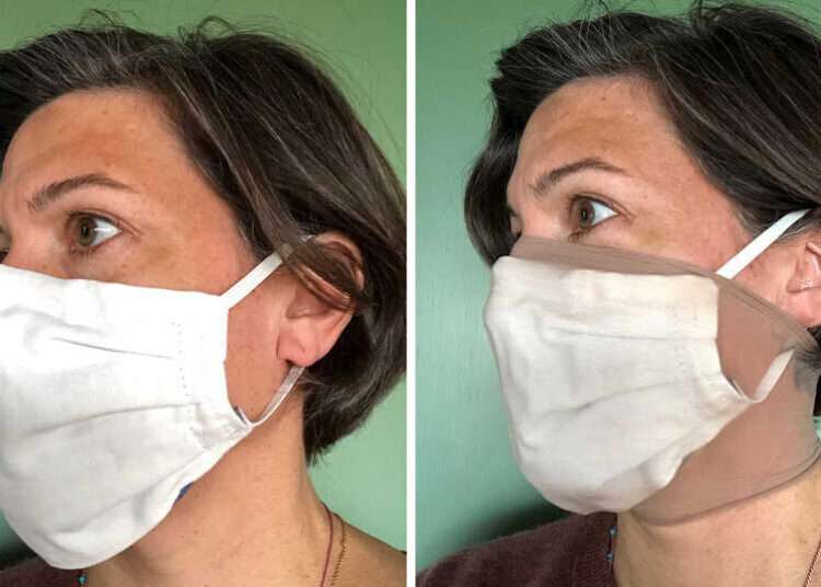 face masks is that they do not fit tightly enough to significantly block viral particles from being inhaled or exhaled. As part of a new study,