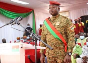 Burkina Faso’s Coup Leader Sworn in as President 6 Burkina Faso's military leader Paul-Henri Damiba