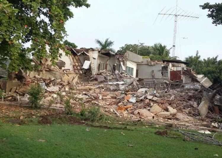 Demolished Bulgarian Embassy