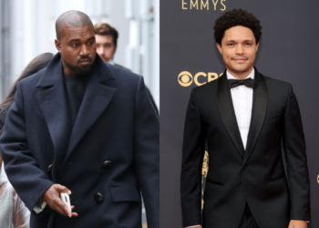 Ye in Trevor Noah, host of 'The Daily Show', in an Instagram post after Noah discussed a row between West, and his former wife, Kim Kardashian, and her comedian boyfriend, Pete Davidson.