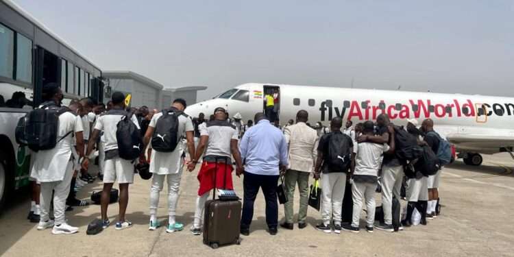 Black Stars Arrive In Abuja Ahead Of Epic Clash Against Nigeria
