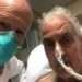Surgeon Bartley P Griffith pictured with David Bennett earlier this month