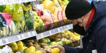 A supermarket in Moscow