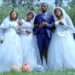 triplets on the same day. The 32-year-old man, identified as Luwizo, married three sisters named Natalie, Nadege, and Natasha