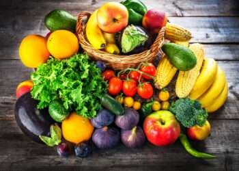 Fresh fruits and vegetables