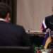 Russia's Lavrov (R) in talks with Ukraine's Kuleba - but there was no immediate breakthrough